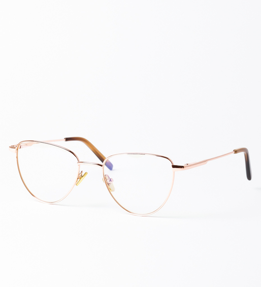 Okulary z kocim charakterem do komputera Vicenza Rose Gold