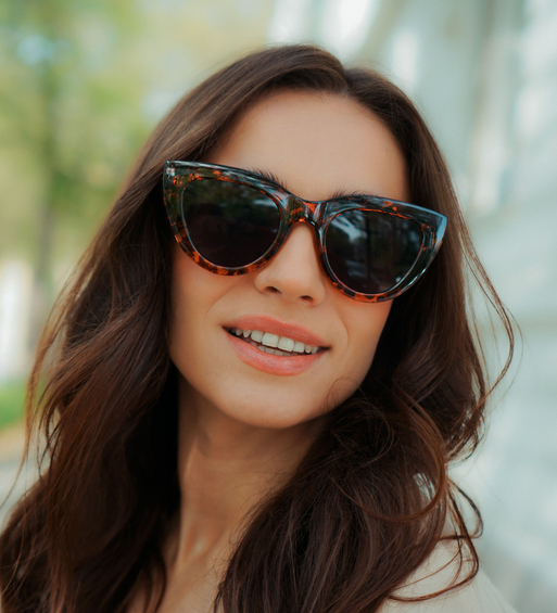 Okulary przeciwsłoneczne kocie oko ekologicznych materiałów UV400 Laos Panther