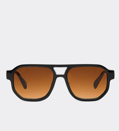 Unisex okulary przeciwsłoneczne pilotki Etna Brown