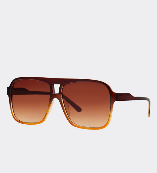 Okulary przeciwsłoneczne unisex Queens Brown