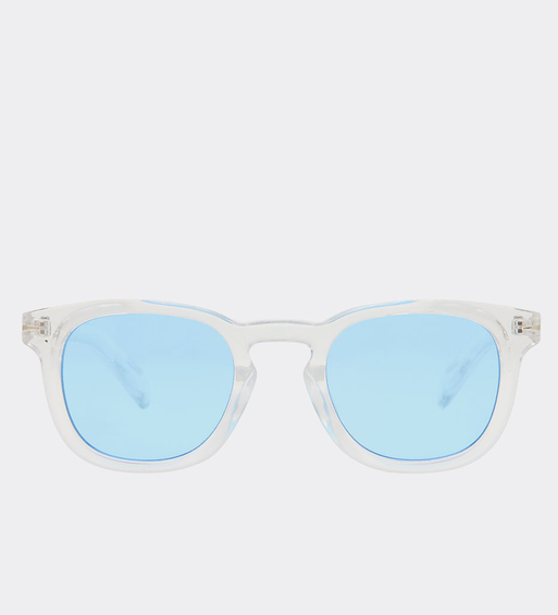 Klasyczne okulary przeciwsłoneczne UV400 Petra Clear/Blue