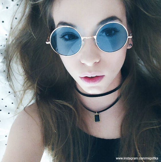 Okulary lenonki żółte Liverpool Yellow