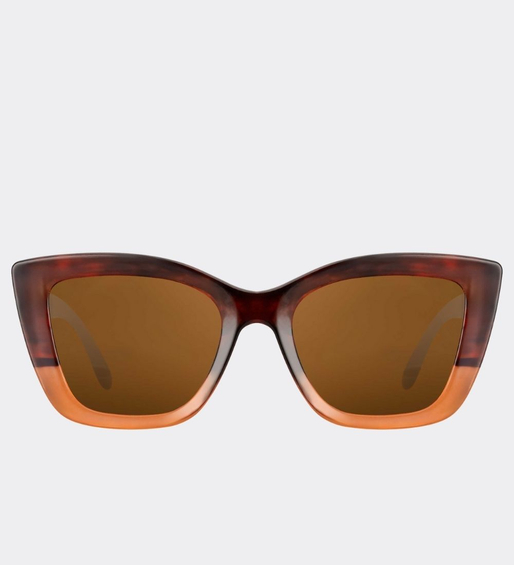 EKO okulary przeciwsłoneczne kocie oko UV400 Venezuela Brown