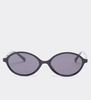 Owalne okulary przeciwsłoneczne polaryzacyjne Chicago Black