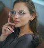 Okulary z filtrem światła transparentne Ellie Clear