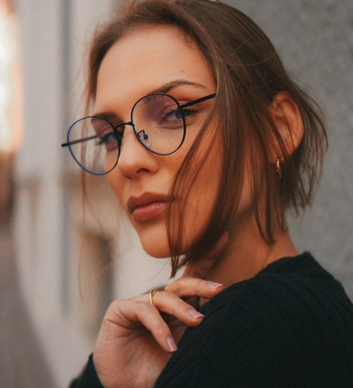 Eleganckie oprawki do pracy przy komputerze Parker Black