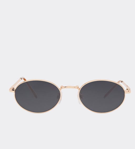 Owalne okulary przeciwsłoneczne UV 400 Zoe Rose Gold