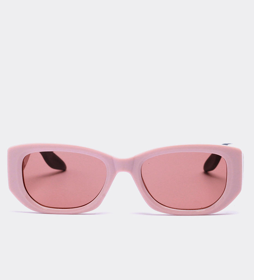 Okulary przeciwsłoneczne damskie prostokątne UV400 – Geneve Pink