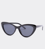 Okulary przeciwsłoneczne damskie kocie oczy z polaryzacją UV Phoenix Black