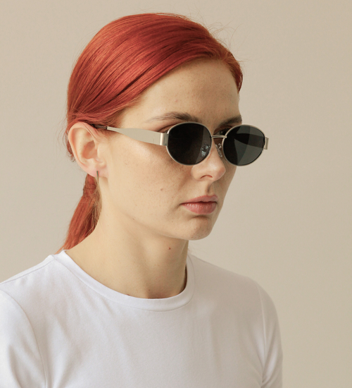 Okulary przeciwsłoneczne metalowe z polaryzacją i filtrem UV400 – Ohio Silver/Black