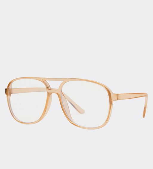 Oprawki pilotki z filtrem Blue Light Blocker Levi Beige