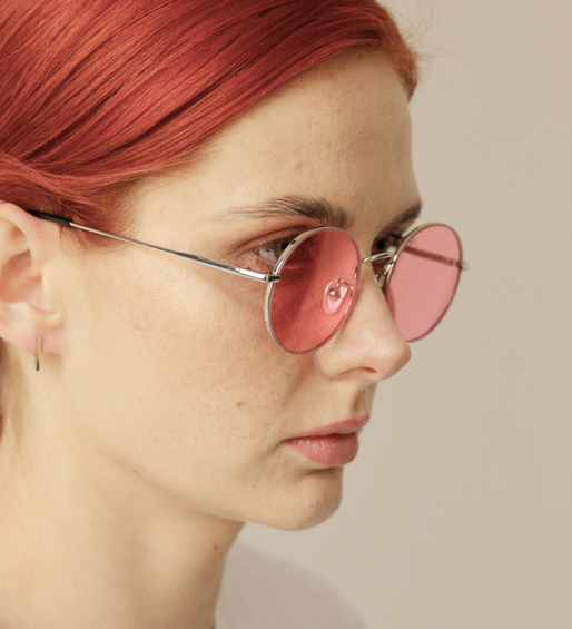 Okulary przeciwsłoneczne lenonki z polaryzacją UV400 – San Diego Gold/Pink