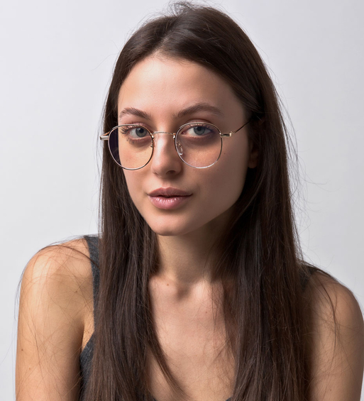 Okulary druciane Messina Gold