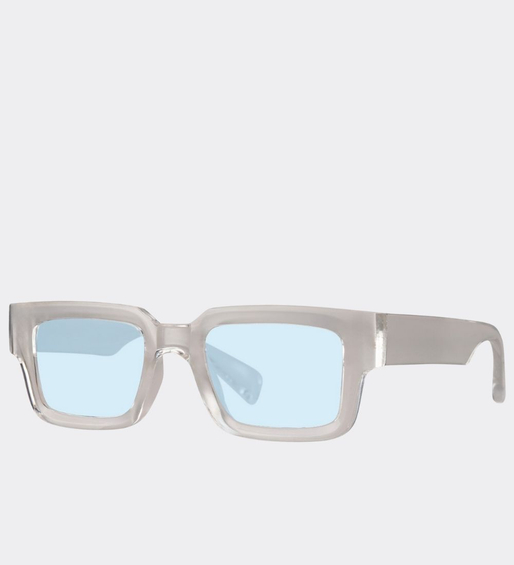 Prostokątne okulary przeciwsłoneczne Rwanda Blue