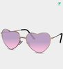 Serca fioletowe złota oprawka okulary przeciwsłoneczne Lisbon Violet