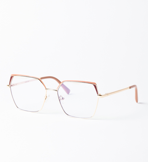 Okulary eleganckie do komputera Fukuoka Pink/Gold