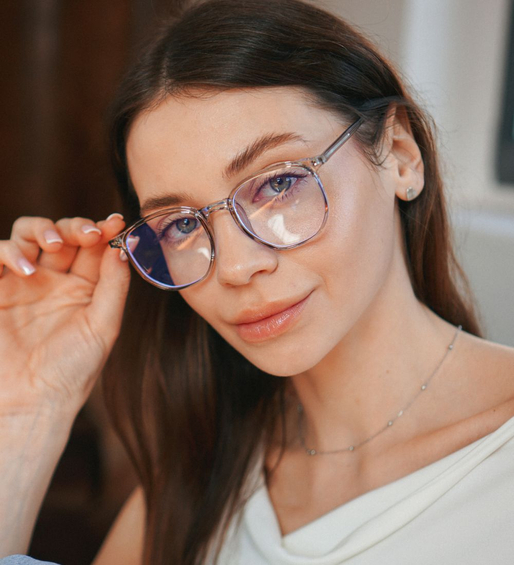 Okulary z filtrem do komputera / okulary korekcyjne transparentne Addison Clear