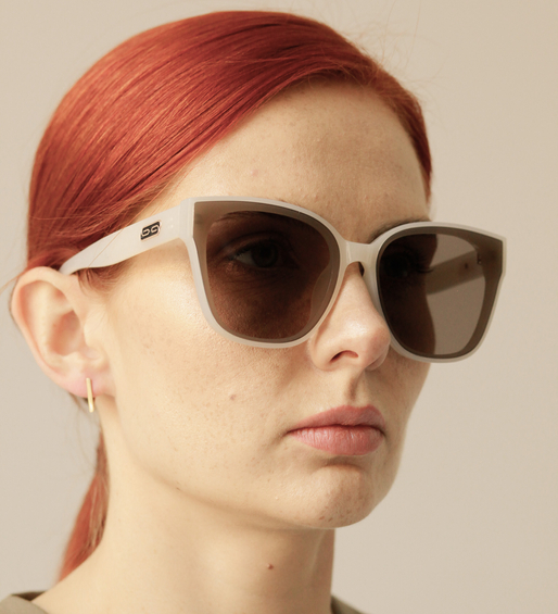 Okulary przeciwsłoneczne z soczewką nylonową i filtrem UV damskie Cabo Nude