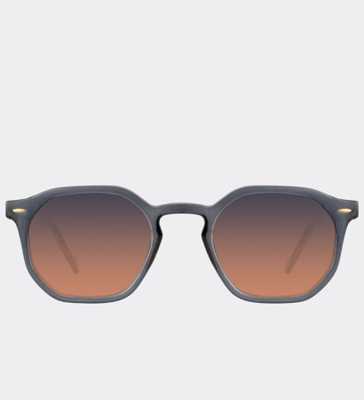 Owalne modne okulary przeciwsłoneczne damskie i męskie Sevilla Blue/Brown