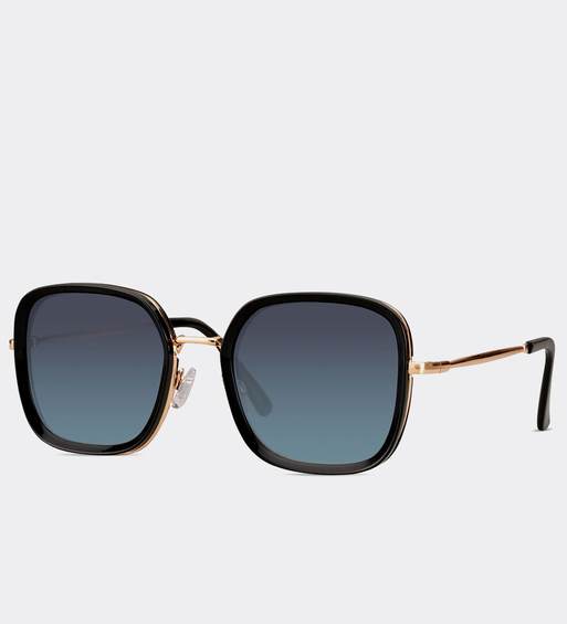 Kwadratowe okulary przeciwsłoneczne oversize UV400 Dali Blue