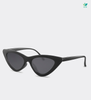 Okulary przeciwsłoneczne damskie kocie oczy retro UV Dijon Black