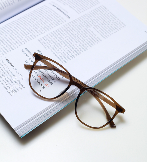 Okulary z filtrem do komputera / okulary korekcyjne brązowe Hazel Brown