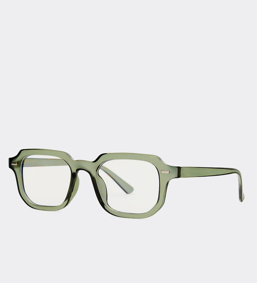 Prostokątne oprawki do komputera z filtrem Blue Light Blocker Bennett Green