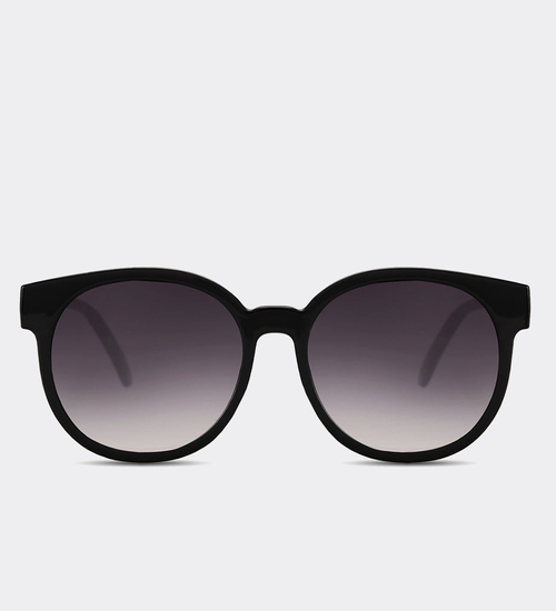 Okrągłe oversize okulary przeciwsłoneczne Athens Black