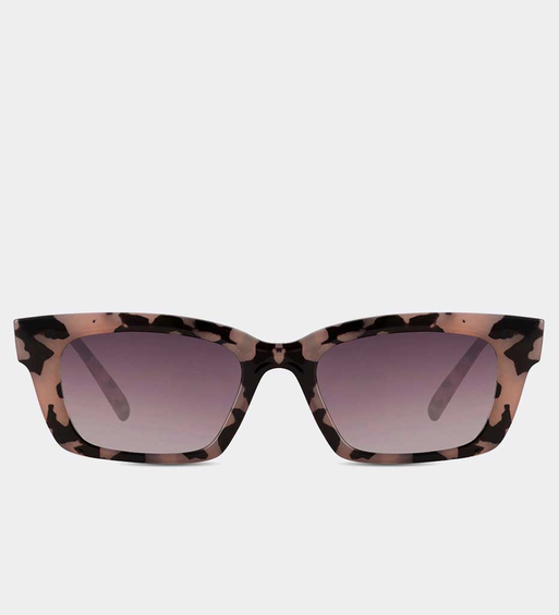 Prostokątne panterka drobna twarz okulary przeciwsłoneczne Portland Panther Light