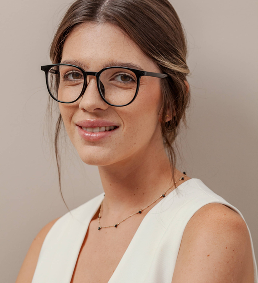 Okulary z filtrem do komputera / okulary korekcyjne czarne Hazel Black