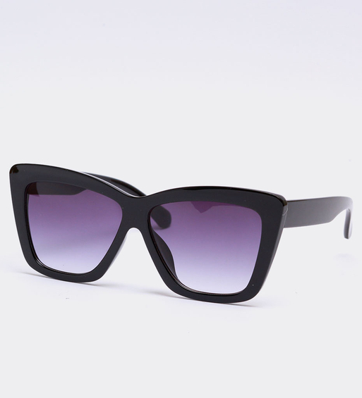 Czarne okulary przeciwsłoneczne oversize Linz Black