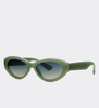 Damskie okulary przeciwsłoneczne retro UV 400 Emilia Green