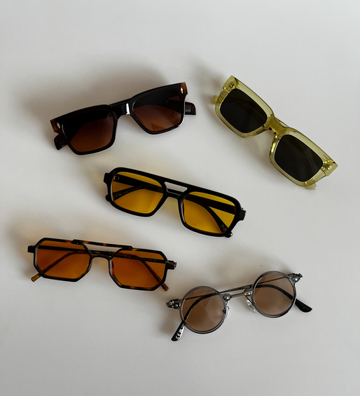 Okulary przeciwsłoneczne żółte soczewki Harper Black/Yellow