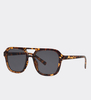 Unisex okulary przeciwsłoneczne UV 400 pilotki Soleil Amber
