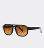 Unisex okulary przeciwsłoneczne pilotki Etna Brown