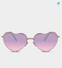 Serca fioletowe złota oprawka okulary przeciwsłoneczne Lisbon Violet