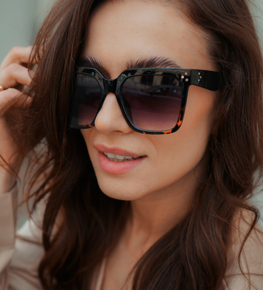 Okulary przeciwsłoneczne z filtrem UV damskie Algier Panther Black