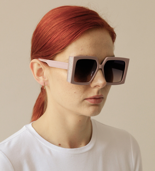 Okulary przeciwsłoneczne damskie z polaryzacją Jakarta Pink