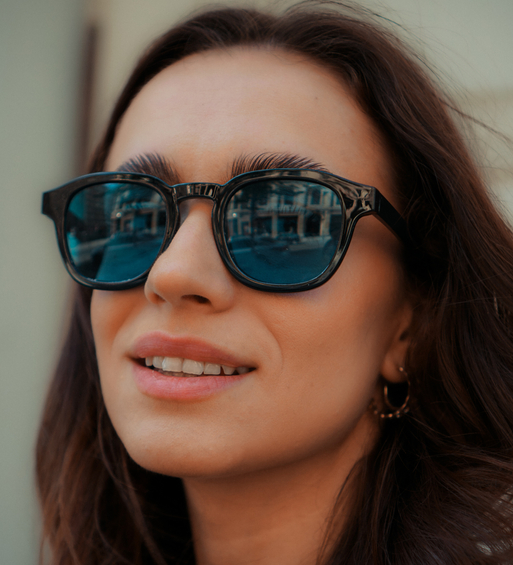 Okulary przeciwsłoneczne 2025 Kenya Black&Blue