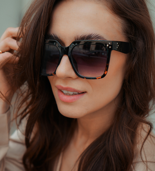 Okulary przeciwsłoneczne z filtrem UV damskie Algier Panther Black