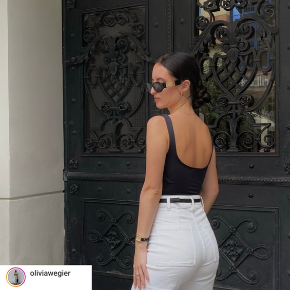 Okulary przeciwsłoneczne prostokątne Sucre Black