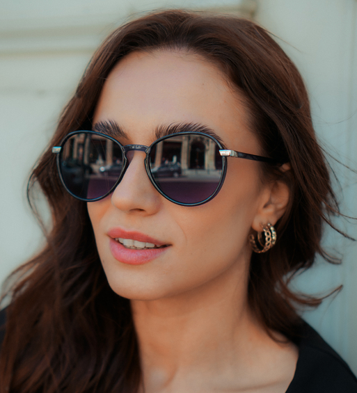 Ekologiczne okulary przeciwsłoneczne z filtrem UV Wyoming Blue