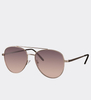 Klasyczne okulary przeciwsłoneczne awiator Fiji Brown