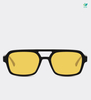 Okulary przeciwsłoneczne żółte soczewki Harper Black/Yellow