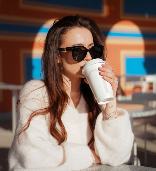 Okulary przeciwsłoneczne z soczewką nylonową i filtrem UV damskie Miami Black