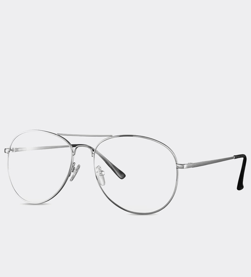 Okulary i oprawki do komputera z filtrem Blue Light Blocker William Silver