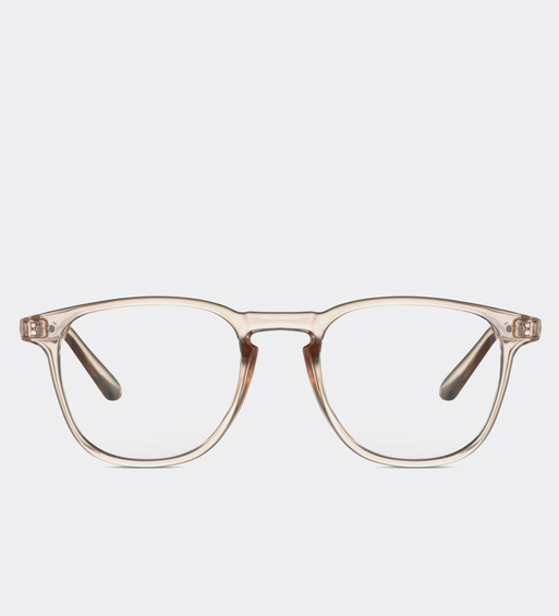 Owalne okulary do komputera i oprawki Marabella Beige