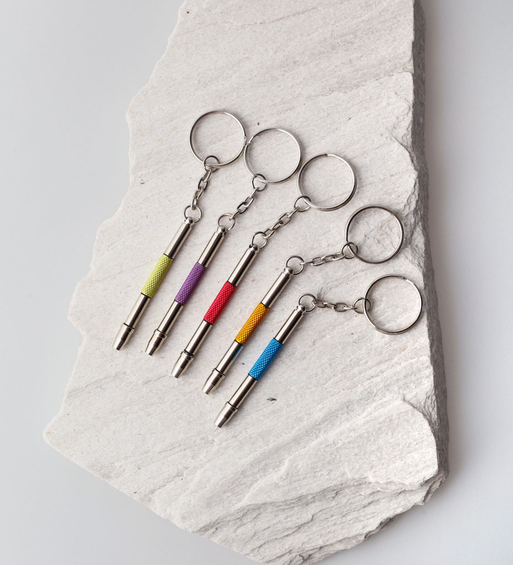 Kieszonkowy śrubokręt z dwiema końcówkami