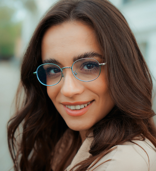 Owalne oprawki do komputera i oprawki Victoria Silver Black