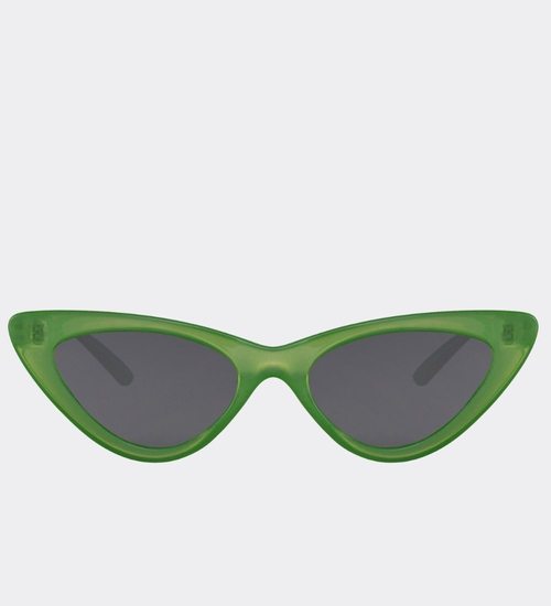 Okulary przeciwsłoneczne damskie kocie oczy Dijon Green